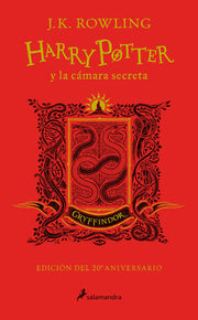 Portada del libro HARRY POTTER 2: LA CÁMARA SECRETA (EDICIÓN GRYFFINDOR DEL 20º ANIVERSARIO) (HARRY - Compralo en ByAnaCeci.com