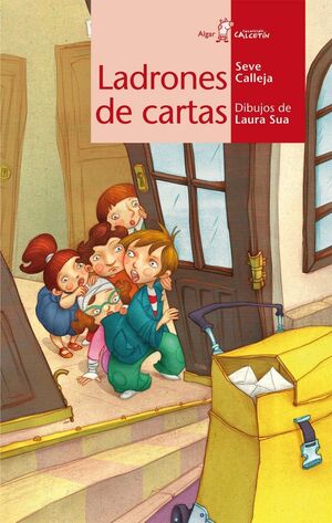 Portada del libro CALCETIN ROJO. LADRONES DE CARTAS - Compralo en ByAnaCeci.com