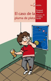 Portada del libro CALCETIN ROJO. CASO DE LA PLUMA DE PLATA - Compralo en ByAnaCeci.com