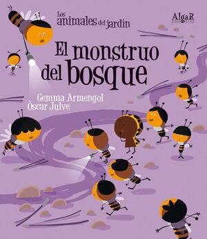 Portada del libro ANIMALES DEL JARDIN. MONSTRUO DEL BOSQUE (IMPRENTA) - Compralo en ByAnaCeci.com