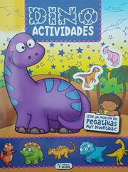 Portada del libro DINO ACTIVIDADES MORADO CAD117 - Compralo en ByAnaCeci.com