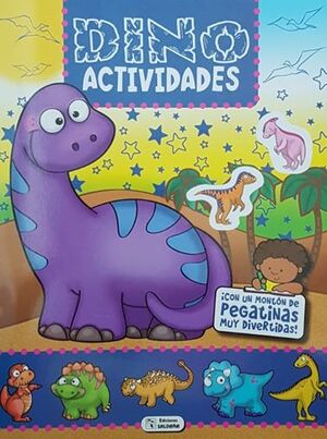 Portada del libro DINO ACTIVIDADES MORADO CAD117 - Compralo en ByAnaCeci.com