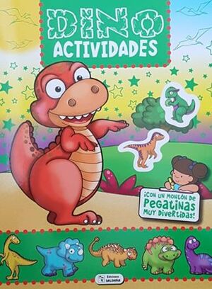 Portada del libro DINO ACTIVIDADES ROJO CAD117 - Compralo en ByAnaCeci.com