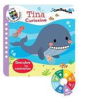 Portada del libro COMBAÑEROS: TINA CURIOSINA - DESCUBRE LOS CONTRARIOS - Compralo en ByAnaCeci.com