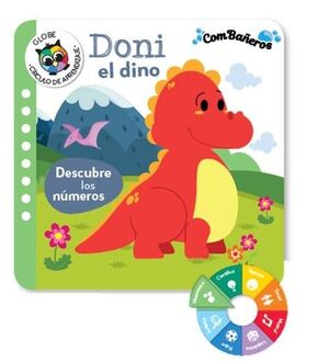 Portada del libro COMBAÑEROS: DONI EL DINO - DESCUBRE LOS NUMEROS - Compralo en ByAnaCeci.com