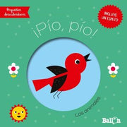 Portada del libro PEQUEÑOS DESCUBRIDORES :¡PÍO, PÍO! - LOS ANIMALES - Compralo en ByAnaCeci.com