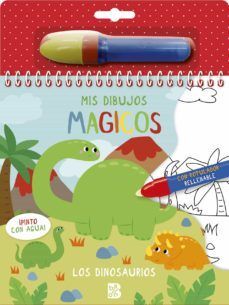 Portada del libro PINTO CON AGUA - LOS DINOSAURIOS - Compralo en ByAnaCeci.com