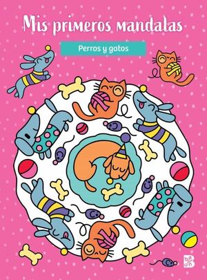 Portada del libro MIS PRIMEROS MANDALAS - PERROS Y GATOS - Compralo en ByAnaCeci.com