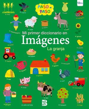 Portada del libro MI PRIMER DICCIONARIO EN IMÁGENES - LA GRANJA - Compralo en ByAnaCeci.com