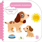 Portada del libro BUENOS DIAS BEBE: LOS ANIMALES DOMESTICOS - Compralo en ByAnaCeci.com
