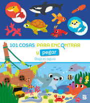 Portada del libro 101 COSAS PARA ENCONTRAR Y PEGAR-BAJO EL AGUA - Compralo en ByAnaCeci.com