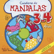 Portada del libro CUADERNO DE MANDALAS 3 - 4 AÑOS - Compralo en ByAnaCeci.com