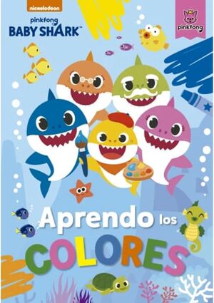 Portada del libro APRENDO LOS COLORES CON BABY SHARK - Compralo en ByAnaCeci.com