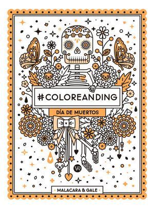 Portada del libro COLOREANDING. DÍA DE MUERTOS - Compralo en ByAnaCeci.com