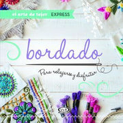 Portada del libro BORDADO PARA RELAJARSE Y DISFRUTAR - Compralo en ByAnaCeci.com