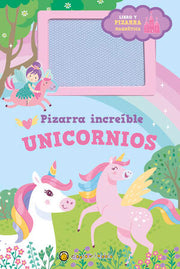 Portada del libro PIZARRA INCREIBLE: UNICORNIOS - Compralo en ByAnaCeci.com