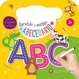 Portada del libro ¡APRENDO A ESCRIBIR!. EL ABECEDARIO / PD. (INCLUYE ROTULADOR CON BORRADOR) - Compralo en ByAnaCeci.com
