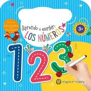 Portada del libro ¡APRENDO A ESCRIBIR!. LOS NÚMEROS / PD. (INCLUYE ROTULADOR CON BORRADOR) - Compralo en ByAnaCeci.com