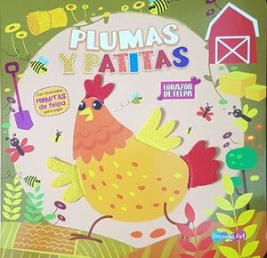 Portada del libro PLUMAS Y PATITAS CORAZON DE FELPA BFLAT5546 - Compralo en ByAnaCeci.com