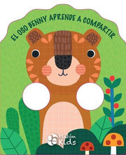 Portada del libro ABRAZA CUENTOS: EL OSO BENNY APRENDE A COMPARTIR - Compralo en ByAnaCeci.com