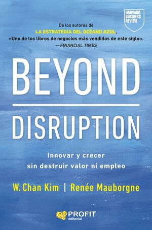 Portada del libro BEYOND DISRUPTION - Compralo en ByAnaCeci.com