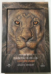 Portada del libro BIBLIA RVR 1960 LETRA GRANDE LEON DE JUDA EDICION ESPECIAL BRONCE - Compralo en ByAnaCeci.com