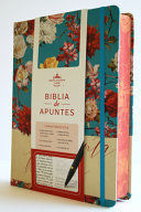 Portada del libro BIBLIA DE APUNTES RVR 1960 TAPA DURA, AZUL CELESTE CON FLORES (EDICIÓN CANTOS PINTADOS) / SPANISH JOURNALING BIBLE RVR 1960 HARDCOVER LIGHT BLUE WITH FLOWERS - Compralo en ByAnaCeci.com