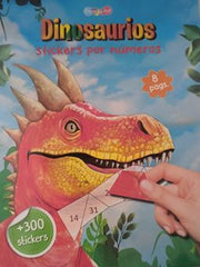Portada del libro ANIMALES EXTREMOS CON STICKERS: DINOSAURIOS  BAMAG0212 - Compralo en ByAnaCeci.com