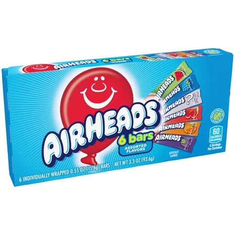 Airheads | 6 barras chiclosas | Dulce