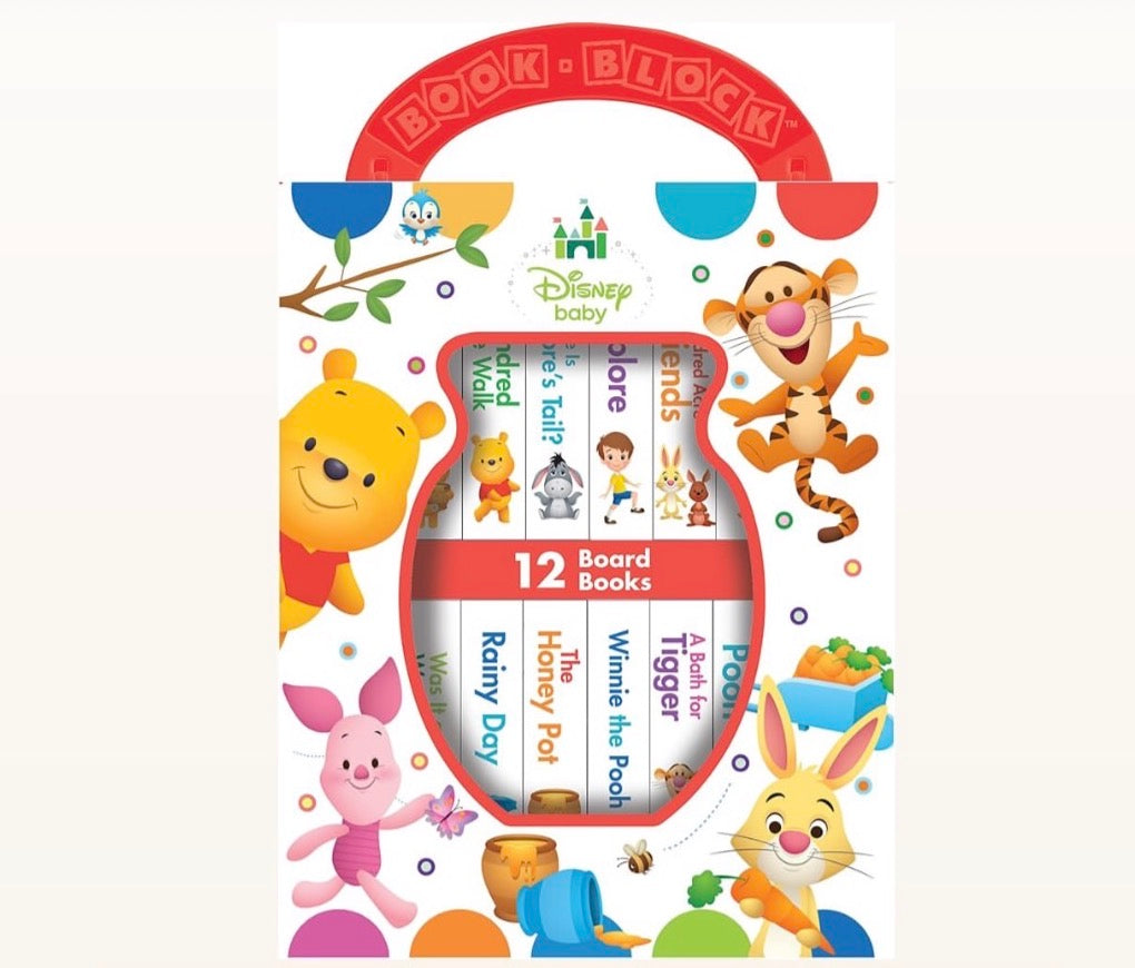 Disney Baby | Winnie the Pooh | Ingles | 12 Libros de Cartón