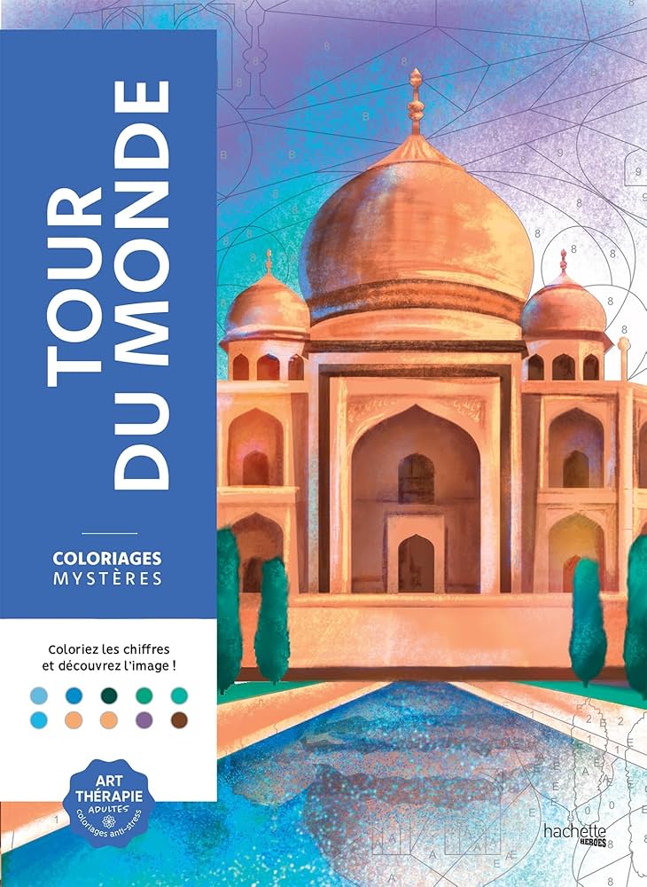 Libro de colorear Tour du monde | Palacio | Francia