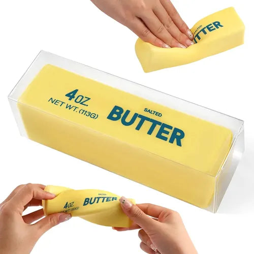 Butter Stick Squishy | 4oz | Barra de mantequilla | Satisfactorio