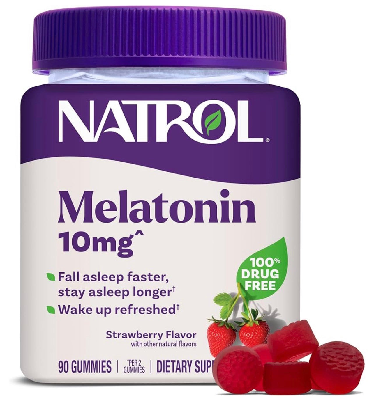 Melatonina 5mg | Natrol - suplementos (10mg x 2)