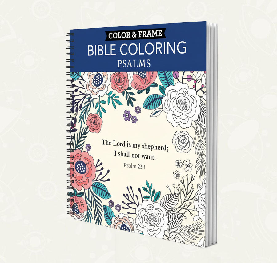 Color & Frame: Salmos | Libro para Colorear para Adultos