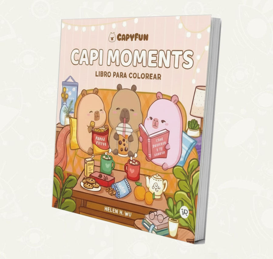 Capi Moments | Libro para colorear | Helen H. Wu | FIL