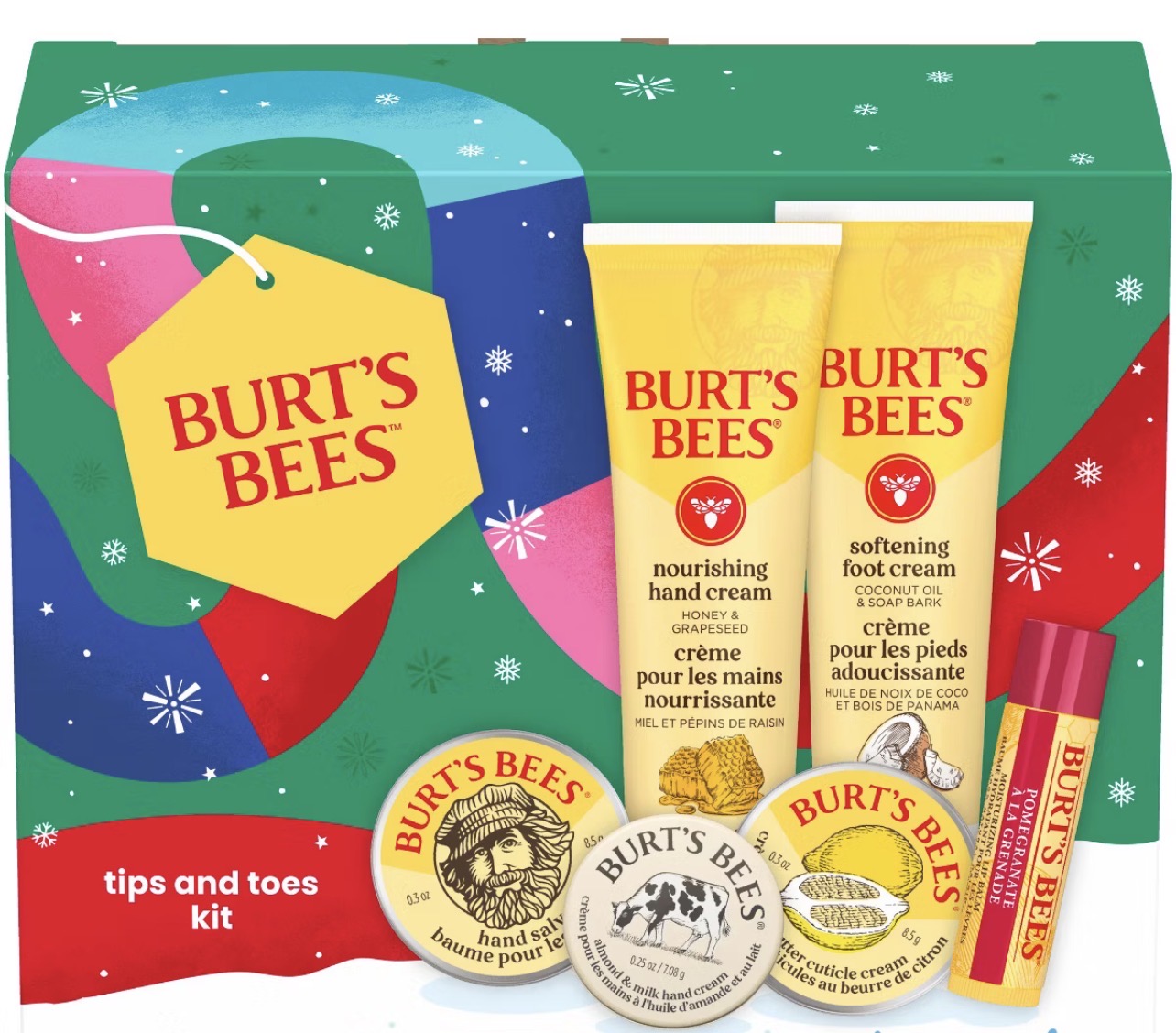 Set Burts Bees - Cuidado para Manos y Pies (6 piezas) | Edicion Especial