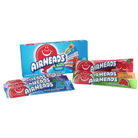 Airheads | 6 barras chiclosas | Dulce