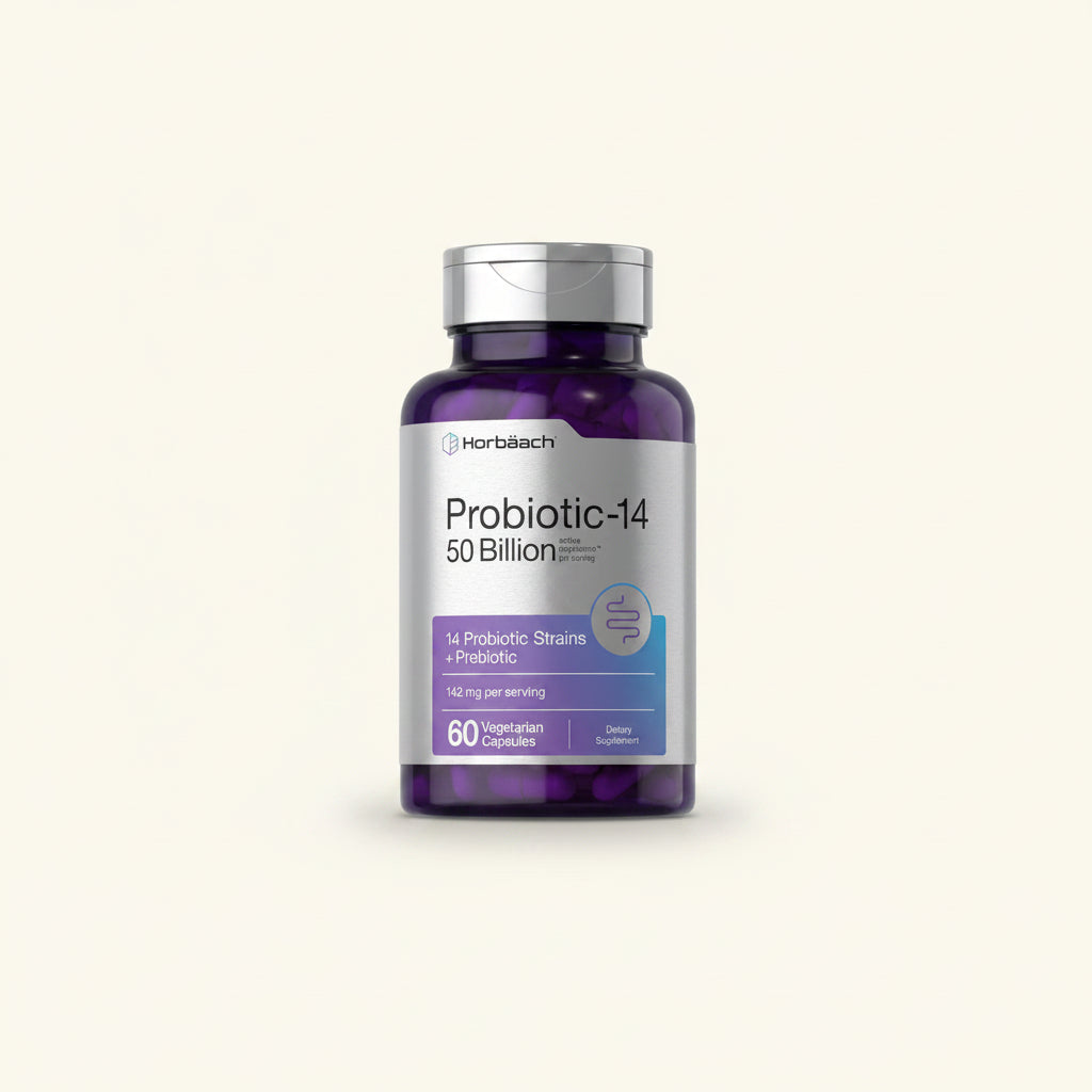 Probioticos-14 Horbäach – 50 Billones + Prebiotico