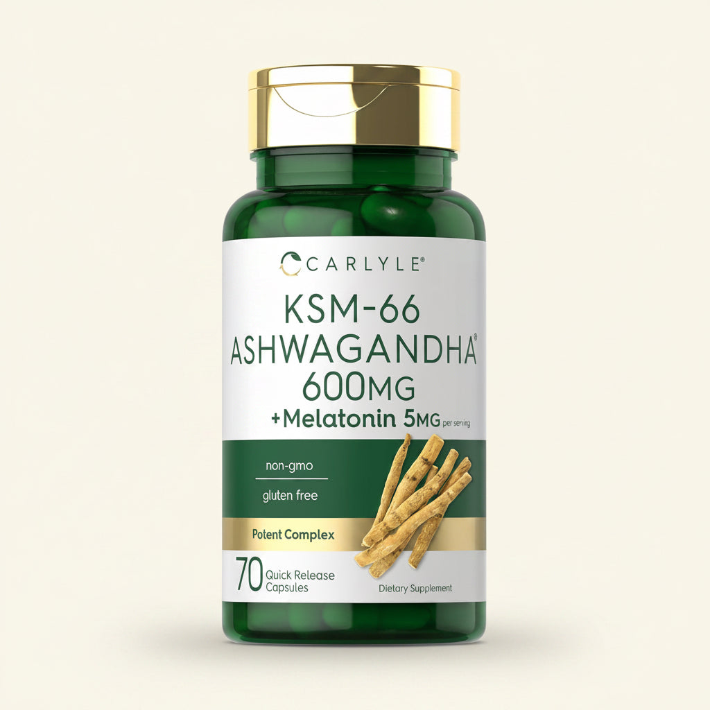 Ashwagandha KSM-66 600 mg + Melatonina 5 mg