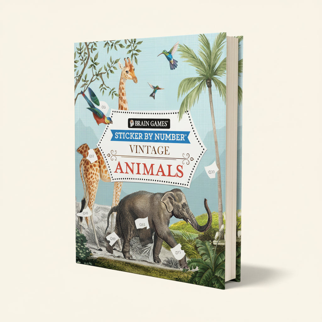 Vintage Animals | Sticker by Number