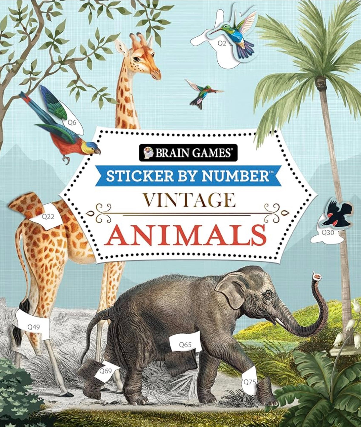 Vintage Animals | Sticker by Number