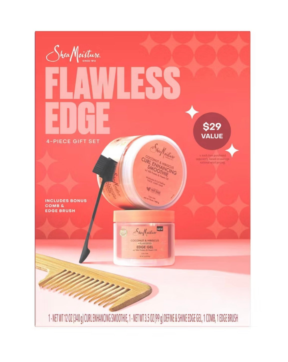 Set para Definición y Control de Rizos | Shea Moisture | (4 Piezas)