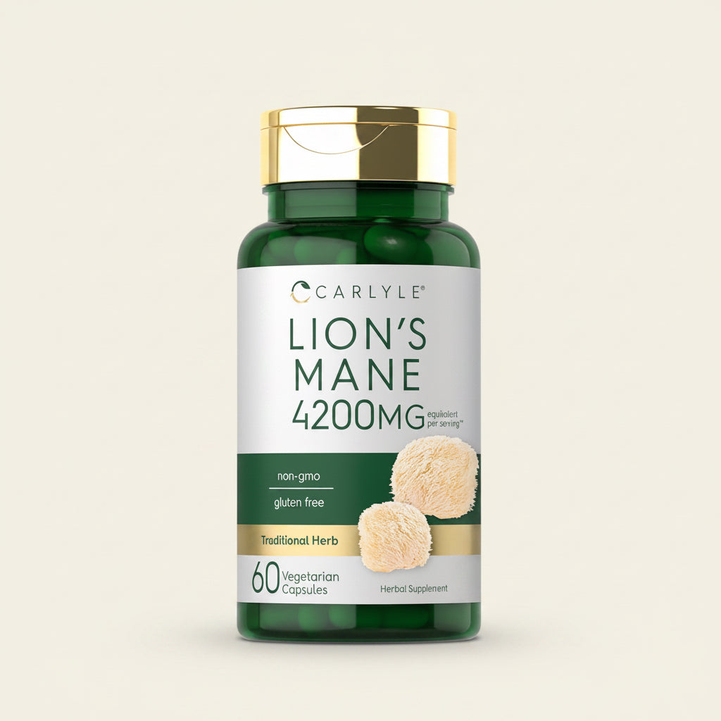 Suplemento para la memoria y concentración | Melena de Leon | 4200 mg por porcion