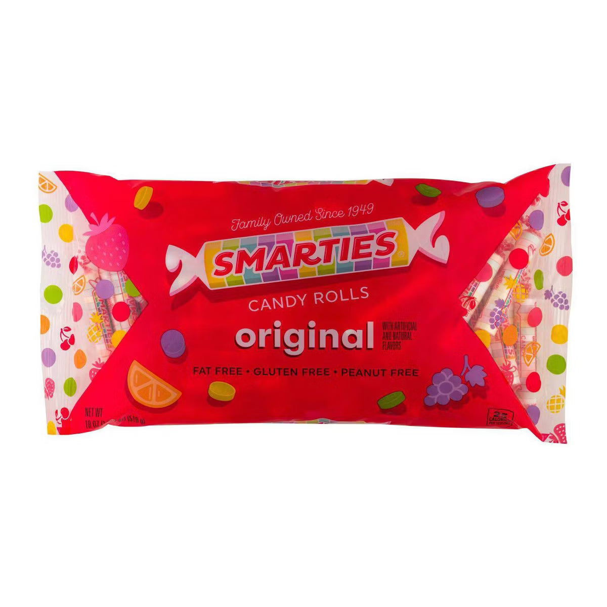 Rollos de caramelos Smarties de sabores variados - 18 oz