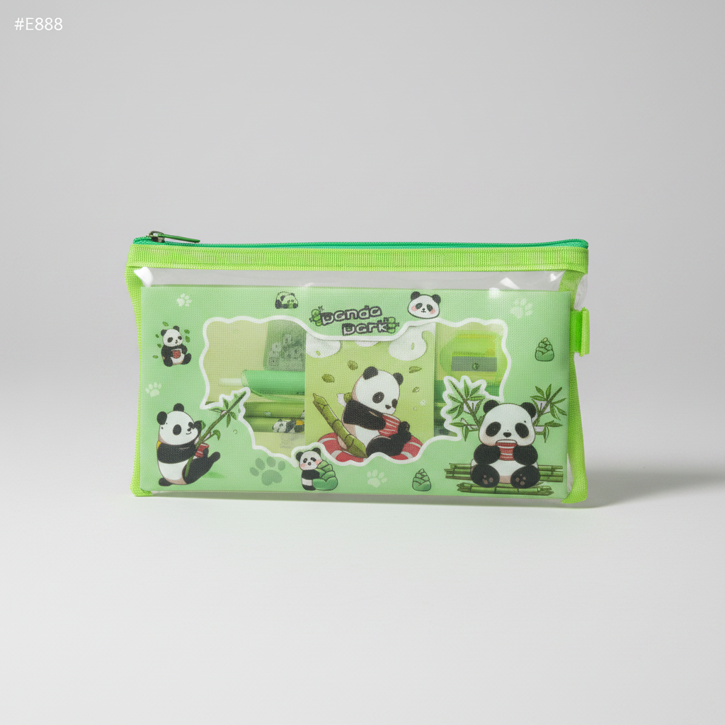 Estuche escolar Panda