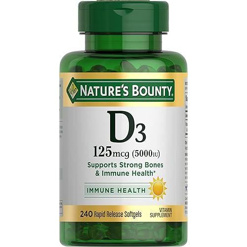 Vitamina D3 natures bounty | 240 capsulas