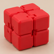 Cubo Infinito Antiestrés | Rojo | Mateo3D