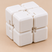 Cubo Infinito Antiestrés | Blanco | Mateo3D