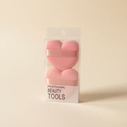 Esponja Facial para maquillaje en forma de Corazón | Set de 2