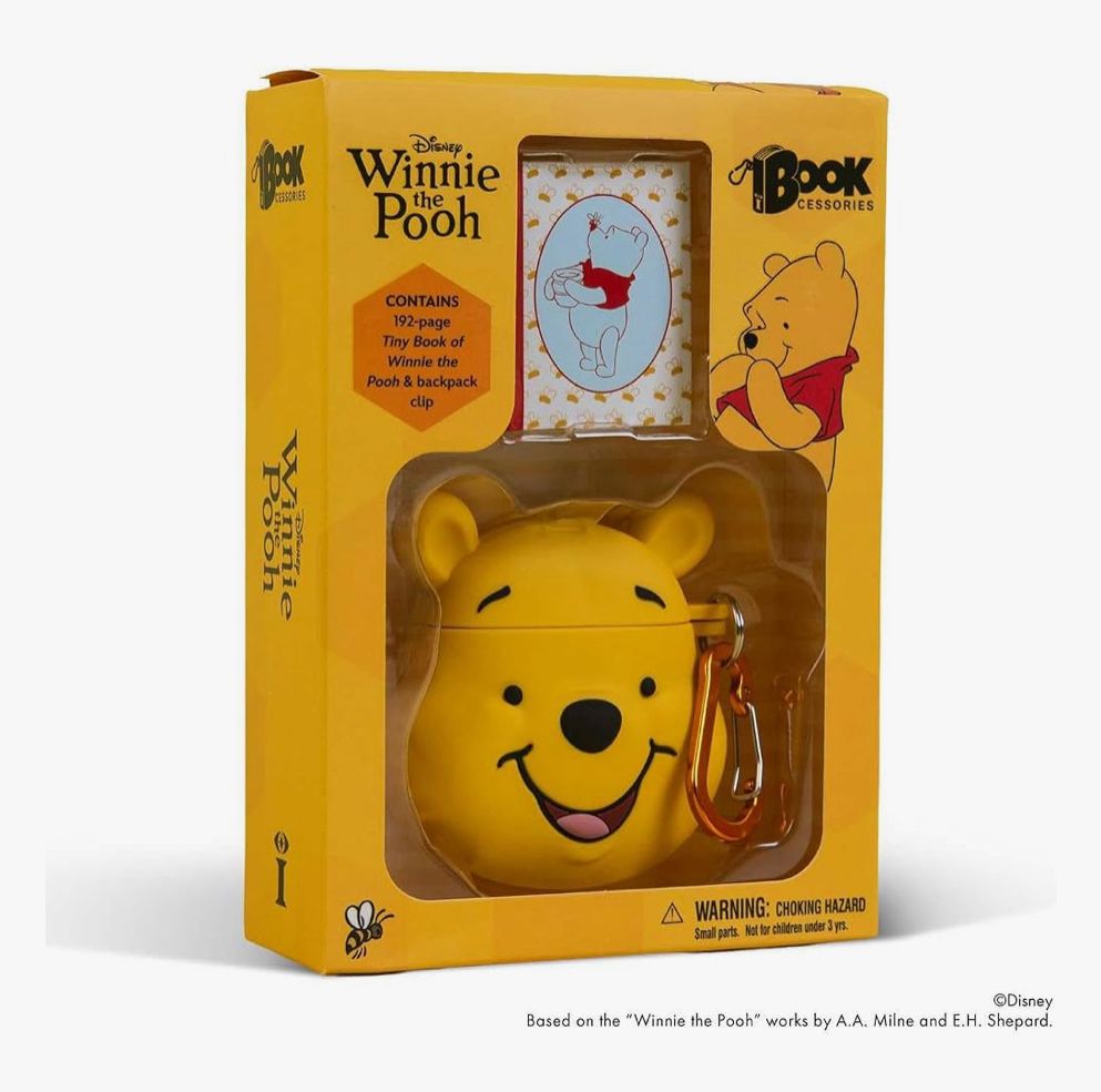 Protector | estuche + mini libro | winnie pooh | Llavero - Ingles | Disney